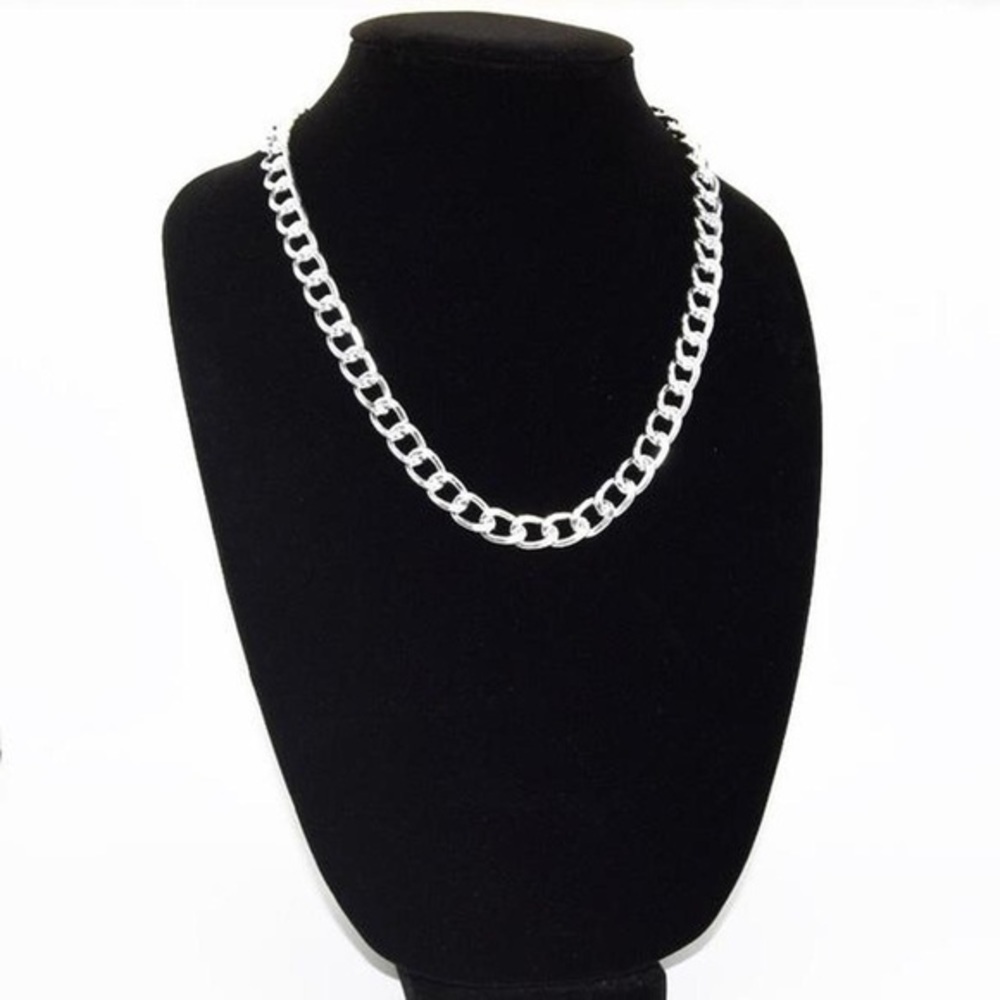 Long Basic Silver Chain - Picture 4 of 4
